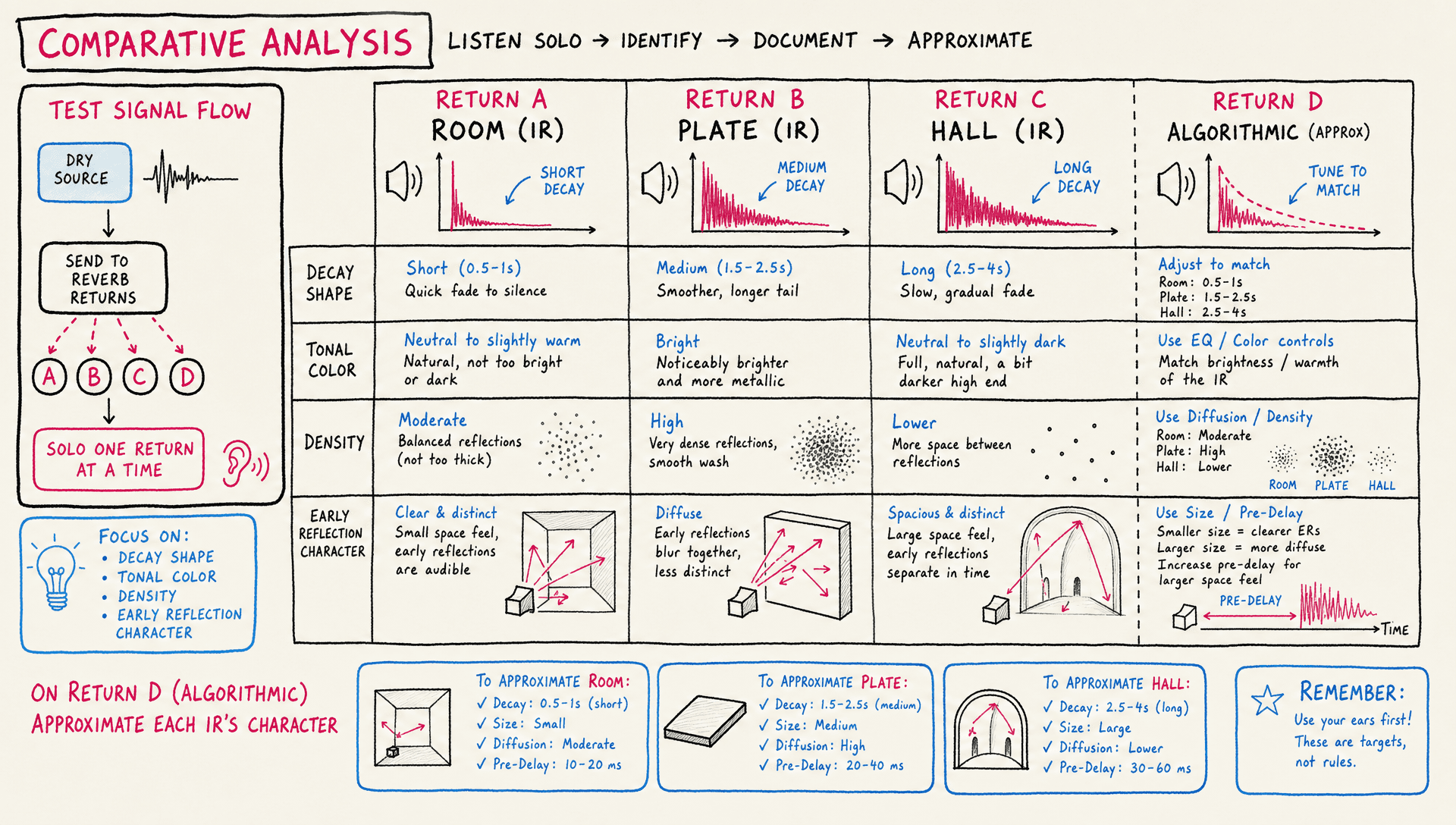 Room vs Plate vs Hall vs Algorithmic Reverb Compared
