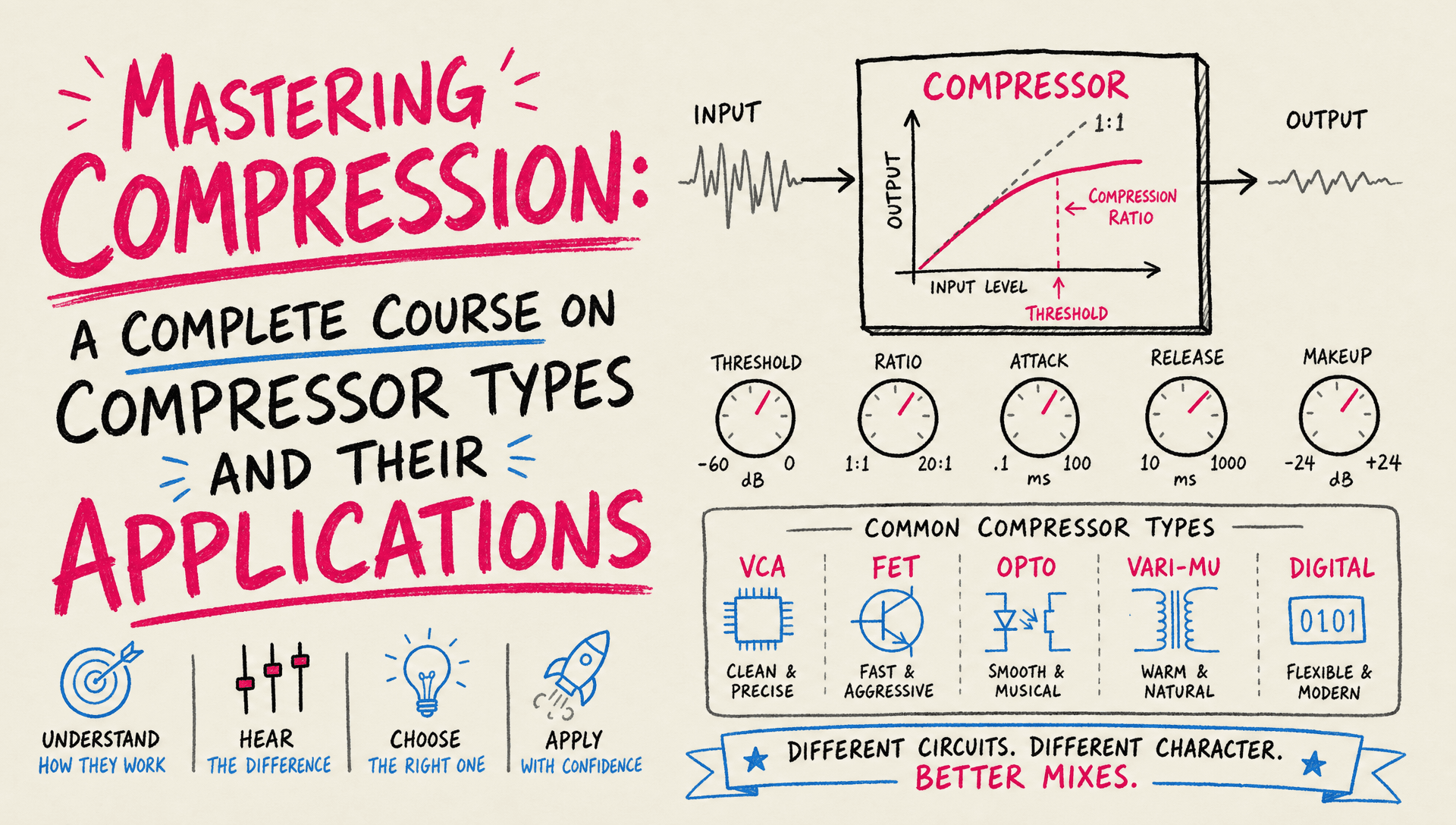 Mastering Compression: A Complete Course on Compressor Types and Their Applications