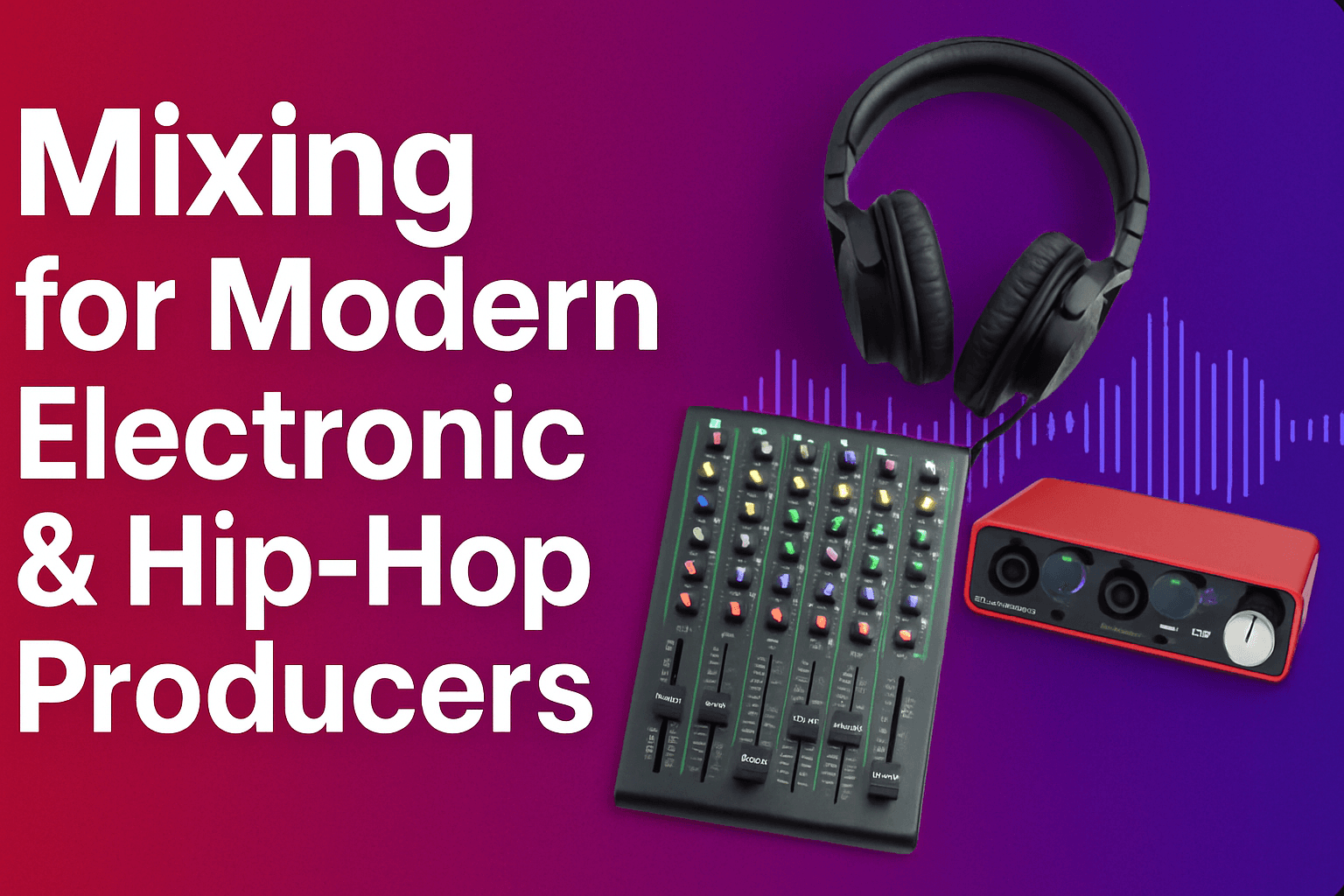 Mixing for Modern Electronic & Hip-Hop Producers