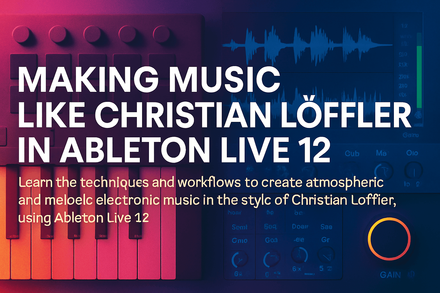 Making Music Like Christian Löffler in Ableton Live 12