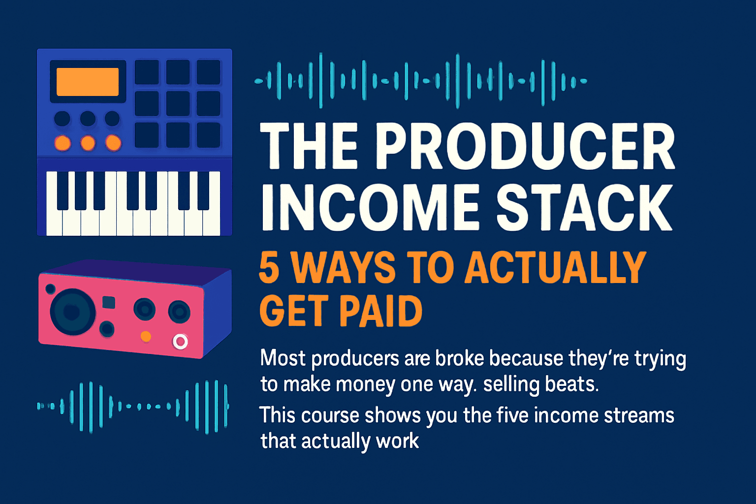 The Producer Income Stack: 5 Ways to Actually Get Paid