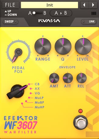 EFEKTOR WF3607 Wah Filter