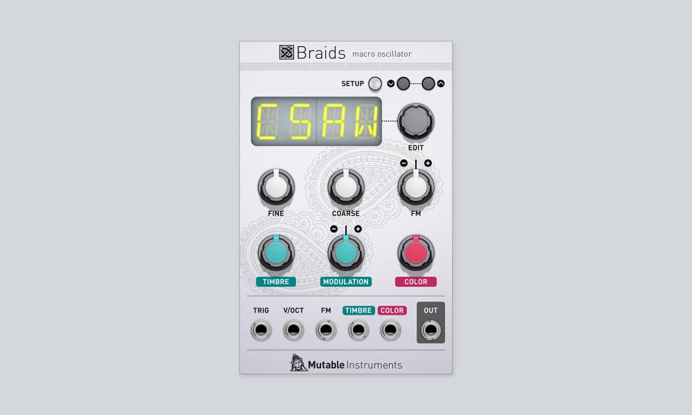 Modular Add-On: Mutable Instruments Braids