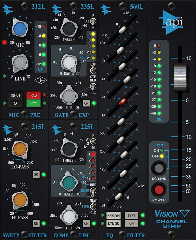 API Vision Channel Strip