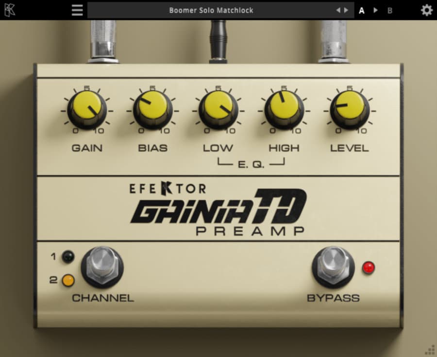 EFEKTOR Gainia TD + FREE Pillar Power Amp